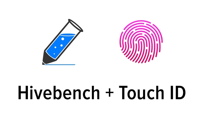 Hivebench with Touch ID