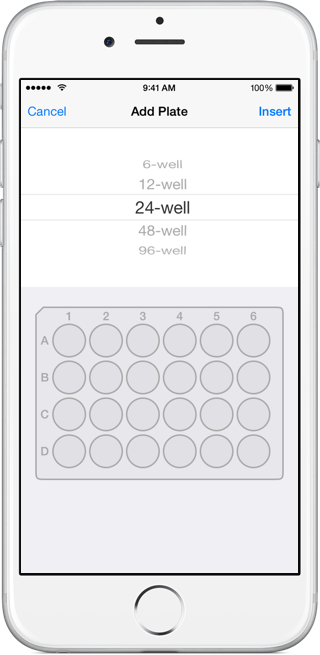 Hivebench on iPhone: Plates Widget