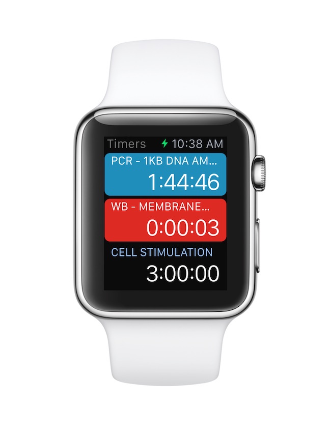 Laboratory Timer on Apple Watch